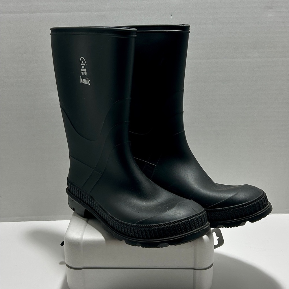 Kamik Black Waterproof Rain Boots - Women’s Size 6